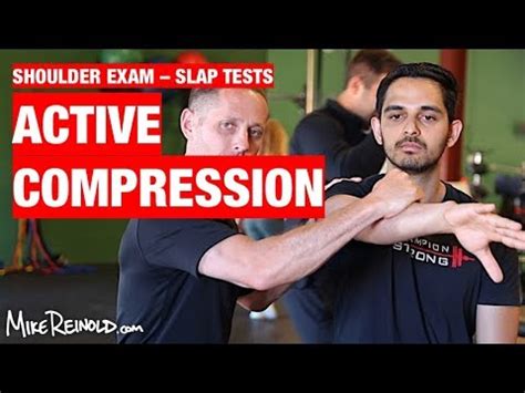 ec compression test shoulder|shoulder exam test results.